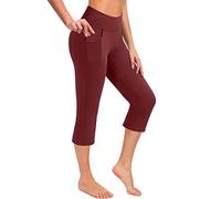Leggings 3/4 Donna Leggins Sportivi Push Up Scrunch Butt Palestra Pantaloni Delicati sulla Pelle Sensibile Yoga Controllo della per Fitness, Pilates, Sport, Gym, Running