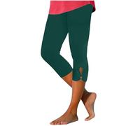 Leggings 3/4 Donna Pinocchietti Leggeri Fitness Sportivi Scrunch Butt Palestra Pantaloni Corsa Comodi Morbidi Eleganti Cuciture Pantacollant Anticellulite per Ginnastica Workout Pilates