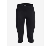 Under Armour Fly Fast 3.0 Speed Capri - pantaloni running 3/4 - donna L Black woman Ua Heatgear
