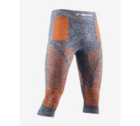 Leggings 3/4 X-Bionic Energy Accumulator 4.0 Melange grigio arancione - XL