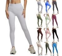 Leggings 3D da donna, anti cellulite, a compressione, a vita alta, con controllo della pancia, opachi, per il fitness, elasticizzati, comodi per lo sport e la vita quotidiana, Grigio chiaro-3, S