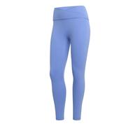 Leggings 7/8 da donna adidas Studio All Me X-Over 3-Stripes Bleu L