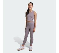 Leggings 7/8 Optime Luxe Junior Shadow Fig Mel / Reflective Silver 13-14A
