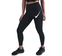 Nike Leggings da Donna W Nk DF Tempo HR 7/8 Tgt Swhbr, Nero/Riflettente Silv/Bianco, L