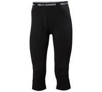 Leggings a 3/4 Helly Hansen lifa merino midweight Noir S