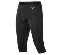 Leggings a 3/4 Mizuno Breath Thermo Mid Weight Noir L