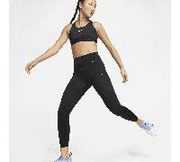 Leggings a 7/8 a vita alta con tasche Nike Go - Donna - Nero XXS