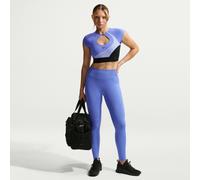 Leggings a 7/8 a vita alta Nike Pro Seamless - Donna - Blu XL (IT 52-54)