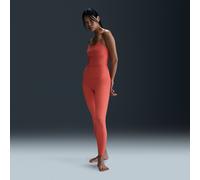 Leggings a 7/8 a vita alta e sostegno leggero Nike Zenvy Rib - Donna - Arancione XS (IT 36-38)