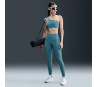 Leggings a 7/8 a vita alta Nike Zenvy Rib - Donna - Blu XL (IT 52-54)