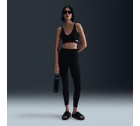 Leggings a 7/8 a vita alta Nike Zenvy Rib - Donna - Nero S (IT 40-42)