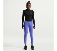 Leggings a 7/8 a vita alta senza cucitura anteriore Nike Zenvy - Donna - Blu L (IT 48-50)