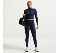 Leggings a tutta lunghezza a vita alta Nike One Seamless Front - Donna - Blu S (IT 40-42)