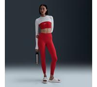Leggings a tutta lunghezza a vita alta Nike Zenvy - Donna - Rosso L (IT 48-50)