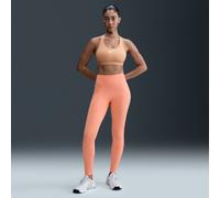 Leggings a tutta lunghezza e vita alta senza cucitura anteriore Nike Universa - Donna - Arancione S (IT 40-42)