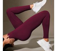 Leggings a vita alta con costine senza cuciture, morbidi come una nuvola, con una seconda pelle, ad asciugatura rapida, traspiranti, con elasticità a 4 vie, adatti per corsa, ciclismo, yoga, picklebal