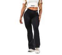 Leggings a vita alta da donna Nebbia Flow Seamless Sculpting Flared Noir L