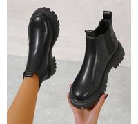 Leggings abbinati alla moda per l'autunno/inverno 2025, stivali Chelsea minimalisti slip-on da donna, stivali all'aperto dal look preppy CN35,CN36,CN37,CN38,CN39,CN40,CN41,CN42Colore unico