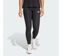 adidas performance - Essentials - Leggings in cotone nero e bianco con 3 strisce S