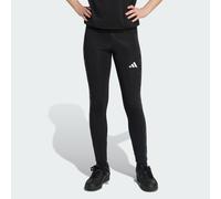 Leggings adidas in jersey da bambina con 3 strisce animalier Black 9-10A