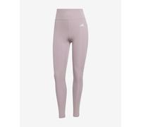 Leggings adidas Optimé Essentials Stash Pocket Full-Length rosa chiaro bianco donna - S