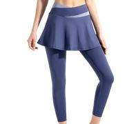 Leggings anti cellulite da donna, pantaloni lunghi martedì grassi, stampati brillanti Overall Printing Yoga outfit festivo per le celebrazioni e lo sport stile unico e attraente, blu, XL