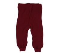 Leggings baby in lana Merino col. bacca