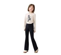 Leggings Bambina in Cotone Sportivo Lunghi Leggins Pantaloni Baby Fitness Pants Cotton Sportivi Morbidi da Balletto a 3/4 per Ragazze Danza e Ginnastica