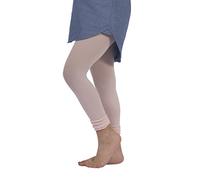 Leggings Bambina in Microfibra | Pantacollant Bimba con Balze sulla Caviglia | Leggings Eleganti con Volant | 50 den | Rosa, Nero, Bianco | 4/6 8/10 | Made in Italy (Rosa, 8/10 Anni)