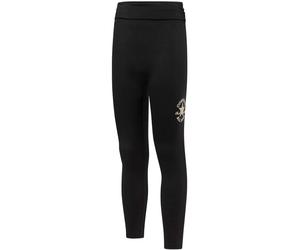 Leggings Bambina/Ragazza Converse 4CF987-023 NERO-logo Leopard
