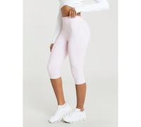 Leggings Capri a vita alta, lunghezza tre quarti, tessuto liscio ed elastico, a prova di squat, controllo della pancia, stile di vita attivo, casual, primavera estate, uso quotidiano L,M,S,XL,XSTie Dy