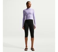 Leggings capri a vita alta Nike Zenvy - Donna - Nero S (IT 40-42)