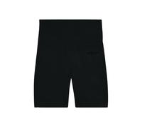 FREDDY - Leggings corti senza cuciture a vita alta e inserti a costine, Nero , XS/S