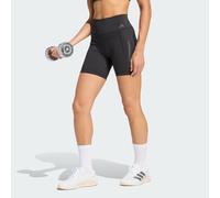 Leggings Corti a 3 strisce Optime Allenamento Black L 13 CM