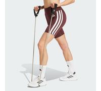 adidas Optime Essentials - Leggings Corti da Donna, con 3 Strisce, Taglia XS, 12,7 cm