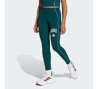 Leggings da allenamento Essentials Collegiate Print Aurora Ivy / White 9-10A