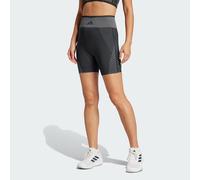 adidas Training - Pantaloncini leggings da 5" senza cuciture neri e grigi-Nero S