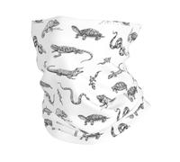 Leggings da collo per uomo e donna - Sciarpa a testa di coccodrillo, tartaruga, tartaruga, passamontagna, maschera facciale, bandana, sciarpa per il collo