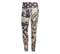Leggings da donna adidas Farm Print Feel Brilliant Aeroready Bleu 2XS