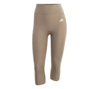 Leggings da donna adidas Optimé Essentials Capri Beige L