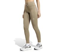 adidas Donna Run Essentials Full Length Leggings Tights, Khaki Six, XXL