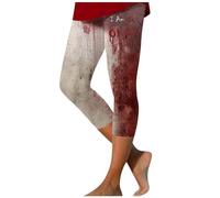 Leggings da donna con zucca di Halloween Scrunch Butt Leggings dimagranti osso morbidi e sottili collant da allenamento pantaloni da yoga a vita alta decorazioni di Halloween grafica floreale comodo