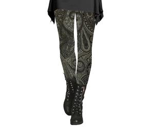 Leggings da donna e invernali, con stampa artistica, morbidi, elasticizzati, pantaloni da yoga per donna con tasche