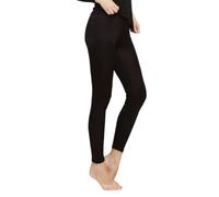 Leggings da donna in seta di gelso termici, lunghi, leggins in seta leggera