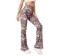 Leggings da Donna Leggins Push up a Vita Alta Opaco Booty Scrunch Palestra Pantaloni Corsa Comodi Morbidi Eleganti Cuciture Pantacollant Anticellulite per Yoga, Allenamento in
