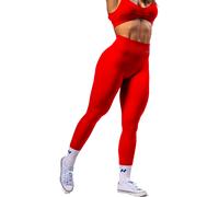 Leggings da donna Nebbia TOTALLY SEAMLESS High-Waist Leggings MAXIMUM PUSH-UP 302 red S