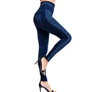 Leggings da Donna opachi Elastici Yoga Fitness Jogging Pantaloni della Tuta Larghi Elasticizzati Morbidi e Confortevoli Cuciture Pantacollant Anticellulite per Ginnastica Workout Pilates