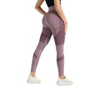 Leggings da Donna opachi Vita Alta Opaco Booty Scrunch Pantaloni della Tuta Larghi Elasticizzati Delicati sulla Pelle Sensibile Cuciture Pantacollant Anticellulite per Fitness, Pilates, Sport, Gym, Ru
