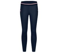 Leggings da equitazione termici con grip completo per ragazze ELT Lucky Leni Bleu 7/8 anni