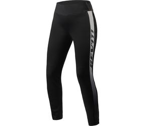 Leggings da moto Revit Talia da donna corti, neri e bianchi W36/L30